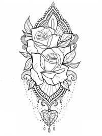 Tatouage de roses
