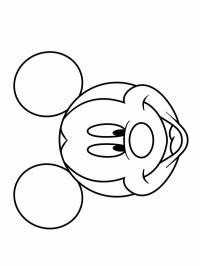 Visage Mickey Mouse