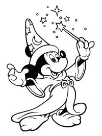 Mickey Mouse magicien
