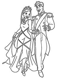 La princesse Tiana et le prince Naveen
