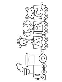 ABC train des animaux