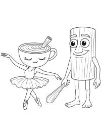 Ballerina Cappuccina et Tung Tung Tung Sahur