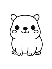 Capybara kawaii