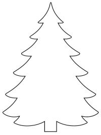 Modèle sapin de Noël