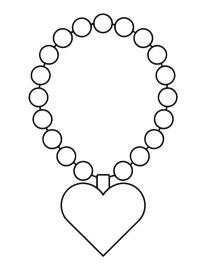 Collier avec cœur