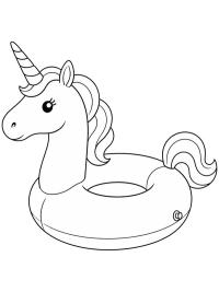 Licorne gonflable