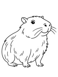 Realistische capybara