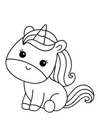 Licorne mignonne
