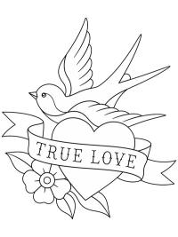 True love tatouage