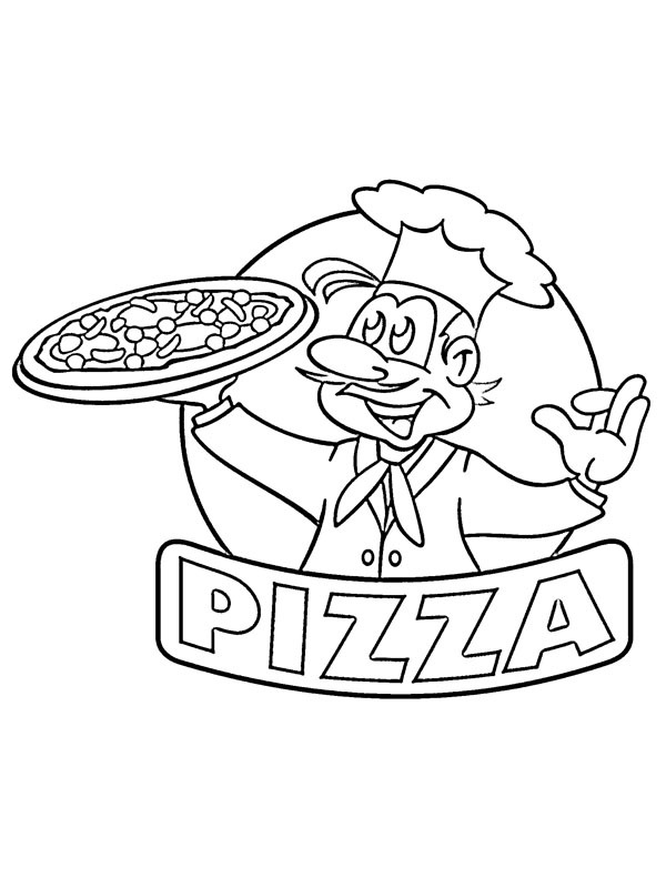 Pizza Coloriage