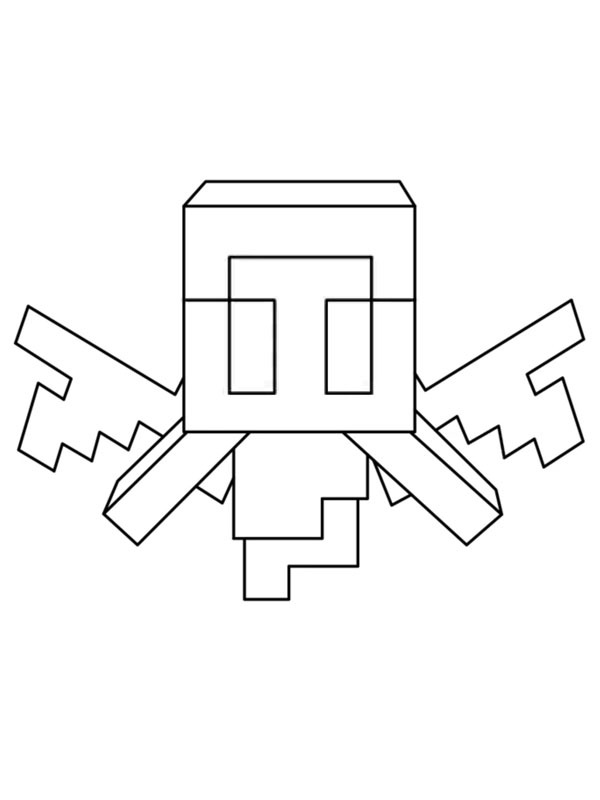 Allay Minecraft Coloriage