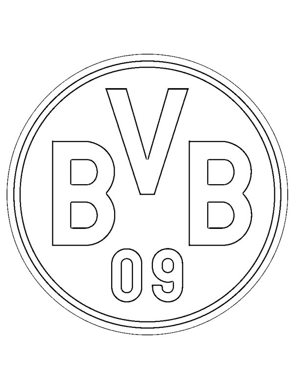 Borussia Dortmund Coloriage