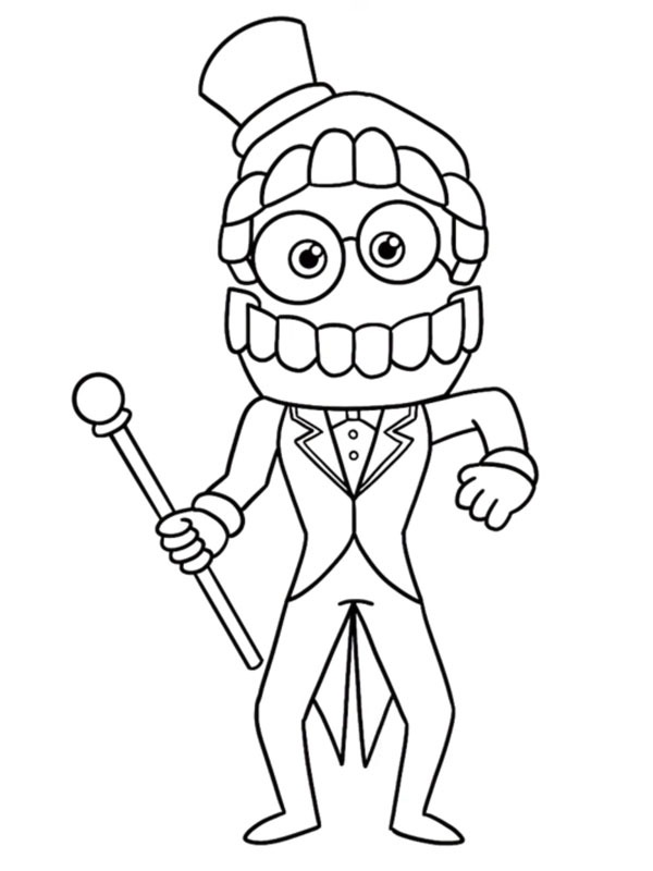 Caine The Amazing Digital Circus Coloriage