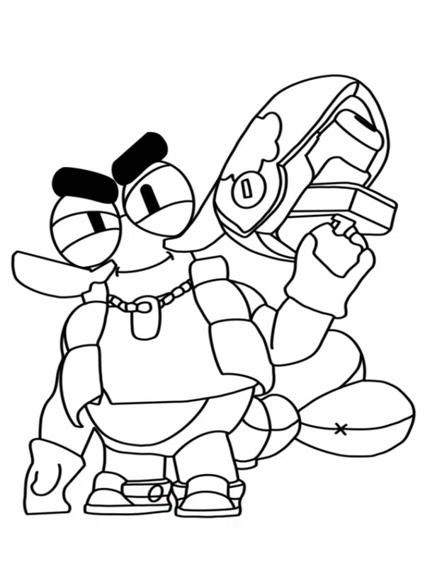 Clancy Brawl Stars Coloriage