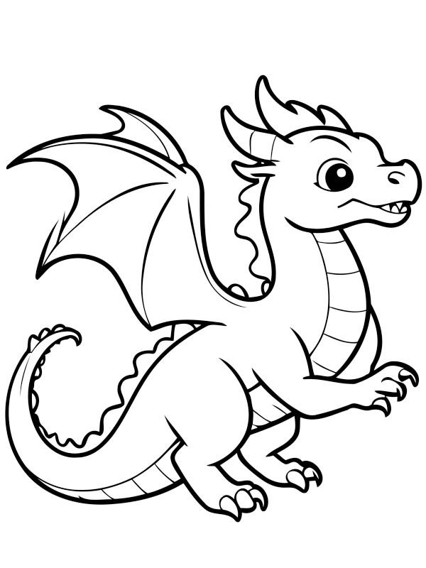 Dragon Coloriage