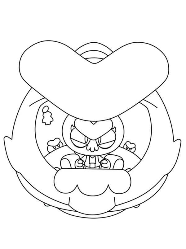 Eve brawl stars Coloriage