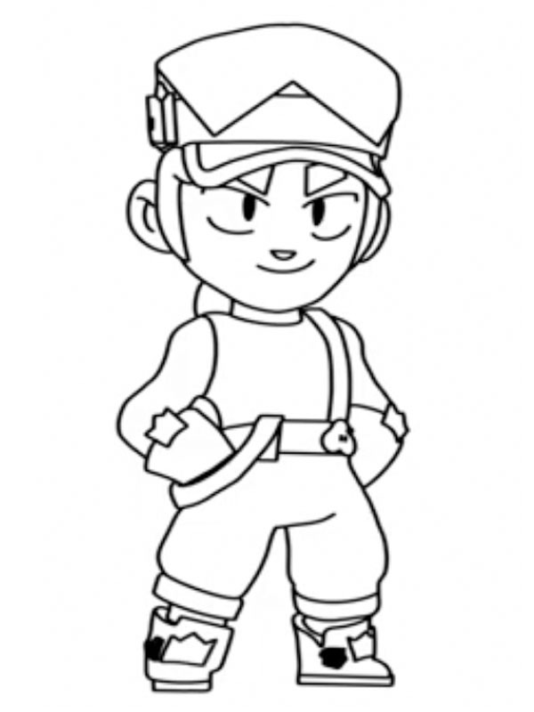 Fang Brawl Stars Coloriage