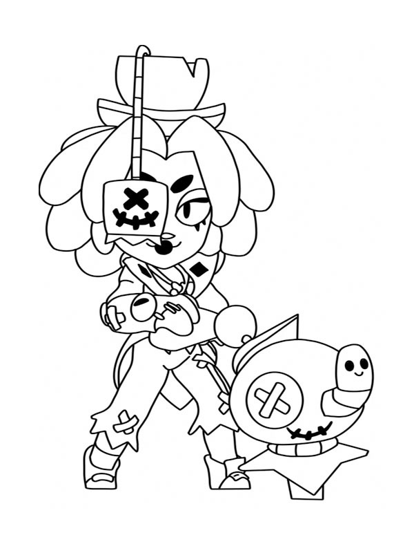 Juju Brawl Stars Coloriage