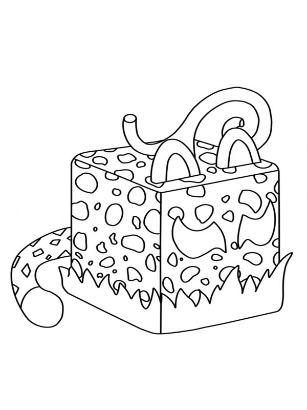 Léopard Fruit Blox Fruits Coloriage