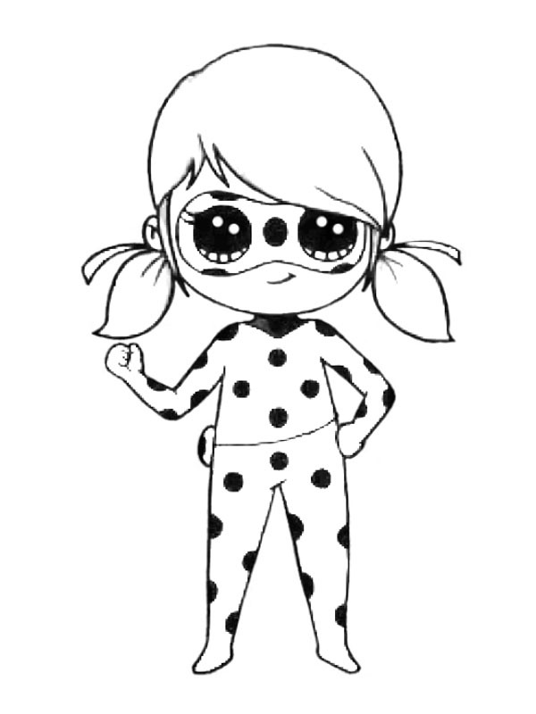 Ladybug-Miraculous Coloriage