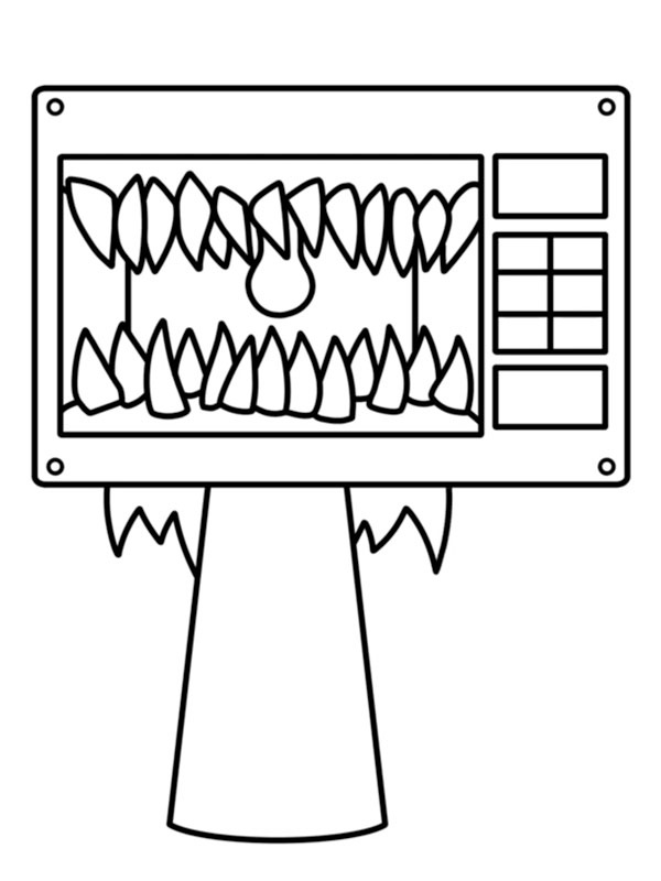 Lily Microwave (Incredibox Sprunki) Coloriage