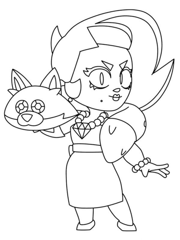 Lola Brawl Stars Coloriage