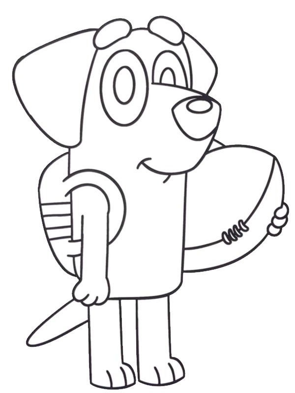 Lucky (Bluey) Coloriage