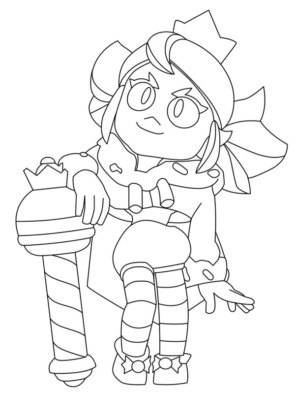 Mandy Brawl Stars Coloriage