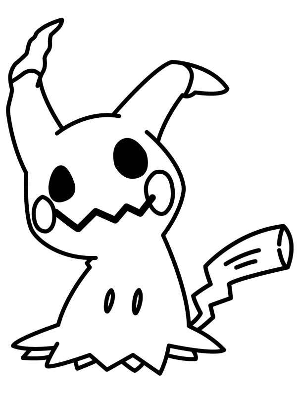 Mimiqui (Pokémon) Coloriage