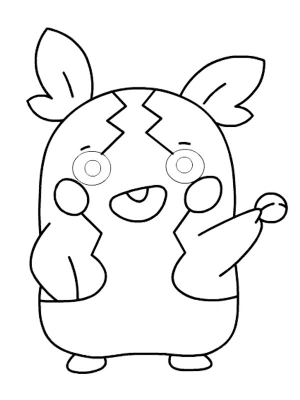 Morpeko (Pokémon) Coloriage