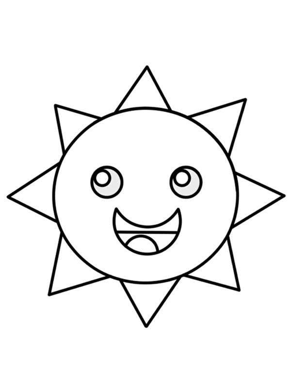 Mr. Sun (Incredibox Sprunki) Coloriage