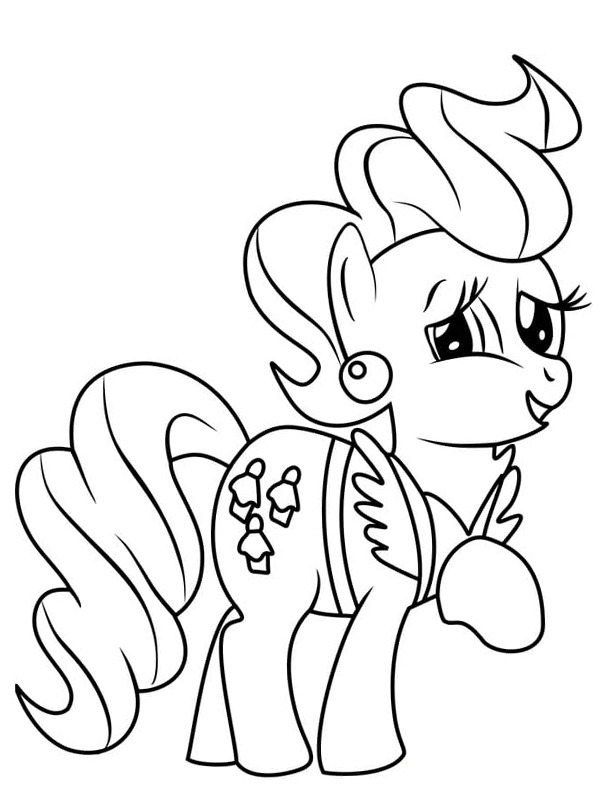 Mrs. Cake My Little Pony Coloriage