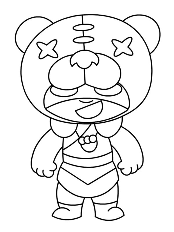 Nita Brawl Stars Coloriage