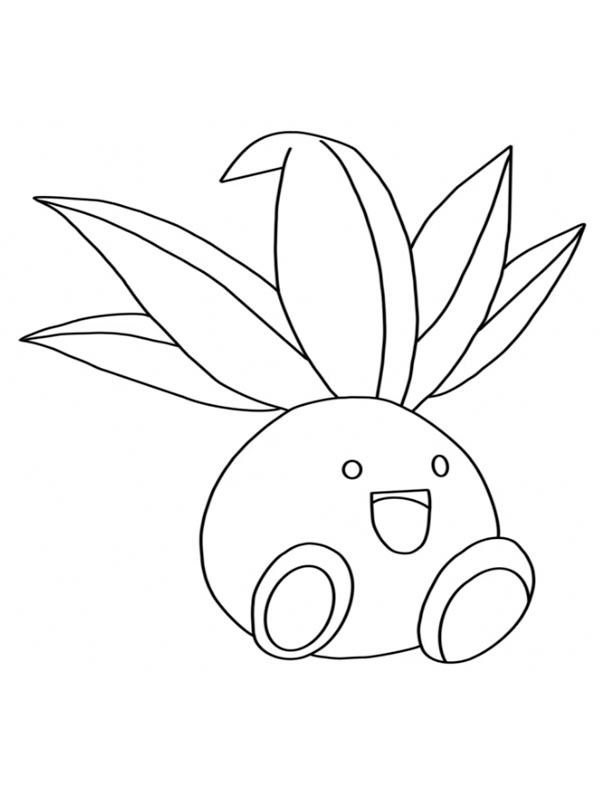 Mystherbe (Pokémon) Coloriage