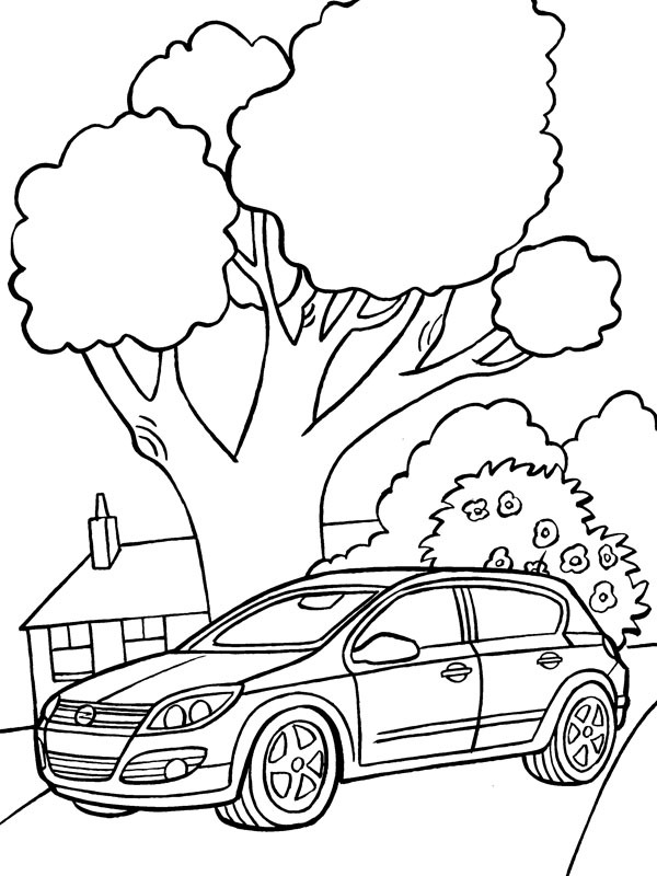 Opel Astra Coloriage