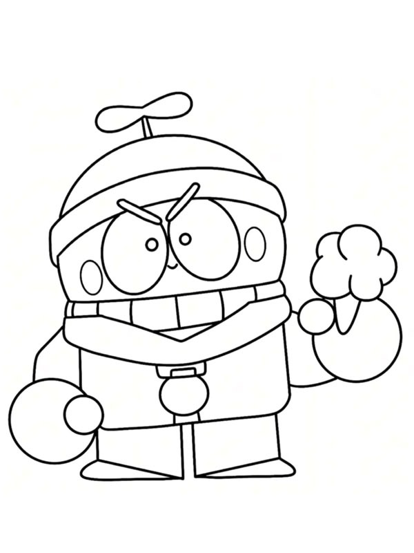 Rude Lou Brawl Stars Coloriage