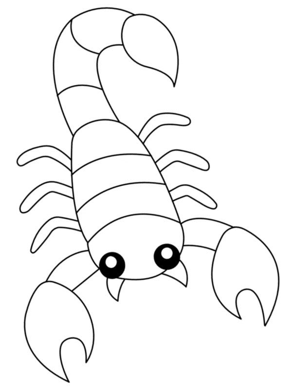 Scorpion Coloriage