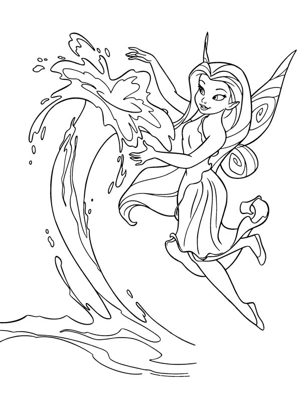 Ondine Coloriage