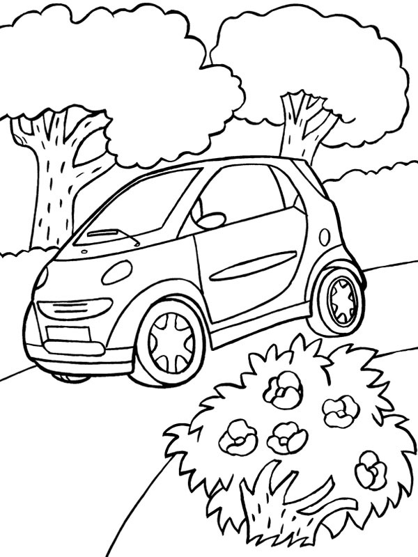 Smart fortwo Coloriage