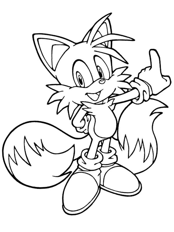 Sonic le Hérisson Coloriage