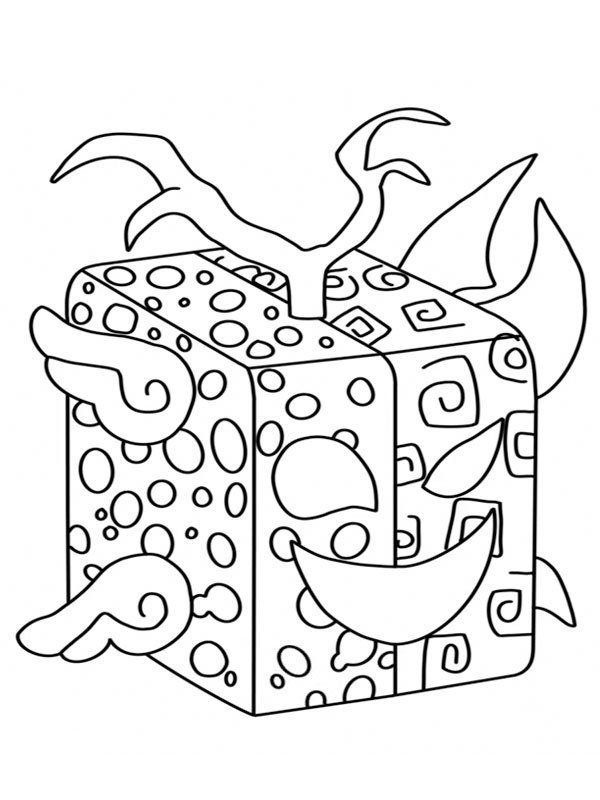 Spirit Fruit (Blox Fruits) Coloriage