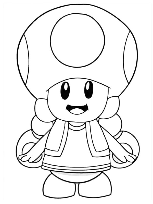 Toadette Coloriage