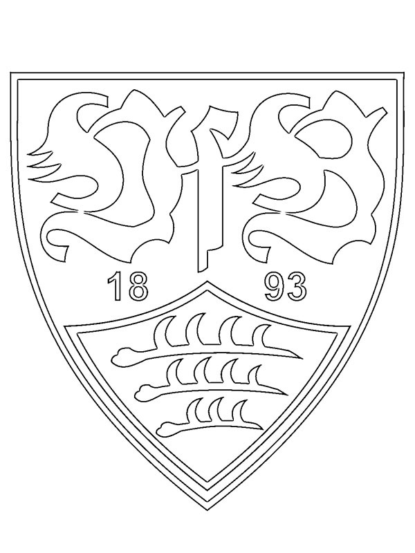 VfB Stuttgart Coloriage